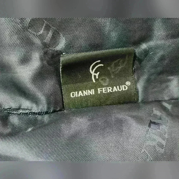 Women's Black and White Herringbone Coat - Picture 6 of 9